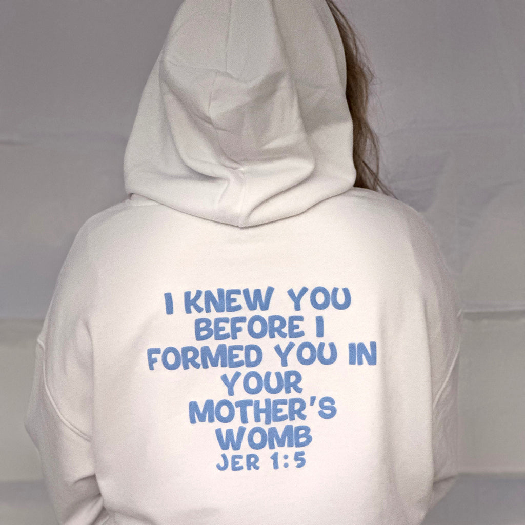 my mom chose life white hoodie