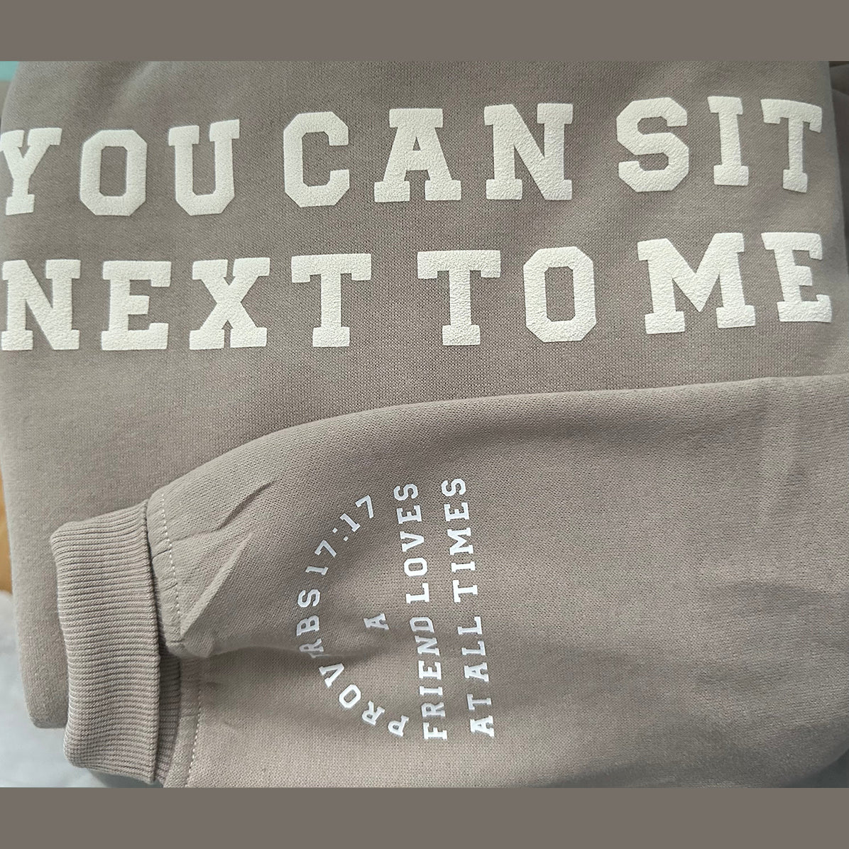 You Can Sit Next to Me Hoodie