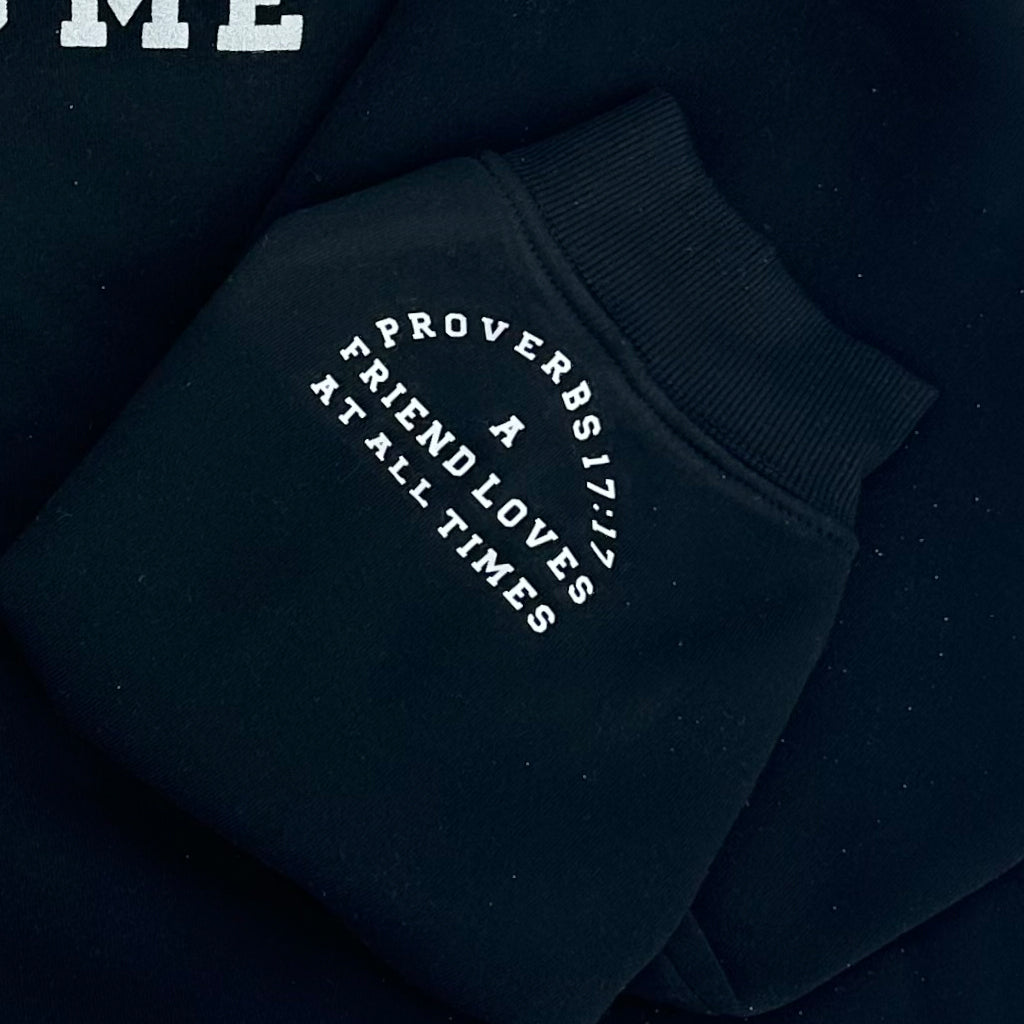 You can sit next to me black